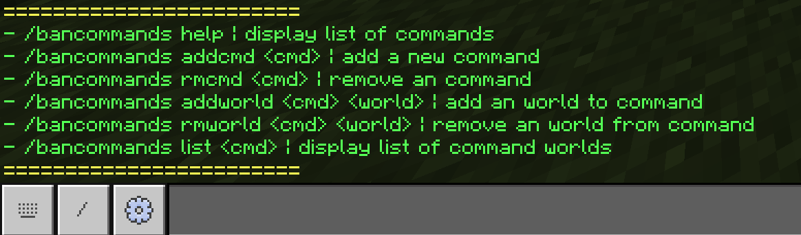 BanCommands